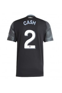 Aston Villa Matty Cash #2 Jalkapallovaatteet Vieraspaita 2025-26 Lyhythihainen